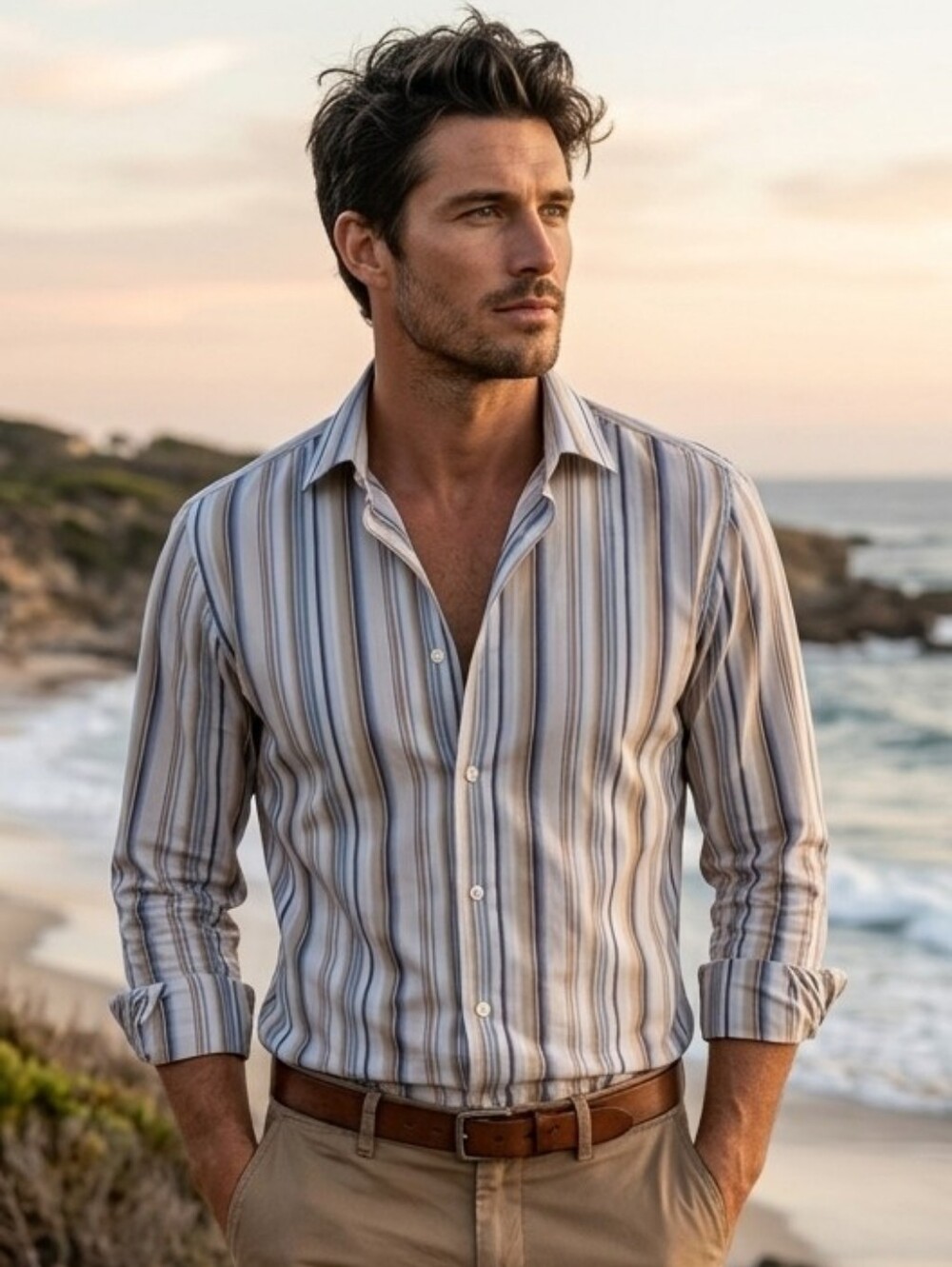 STONEHOUSE Premium Brand New Coastal Long Sleeved Shirt- Excellent Condition